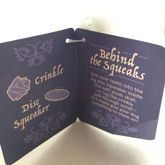 Dog Toy Crinkle Squeaker Bark Box and Doogie Bags - Picture 4 of 5